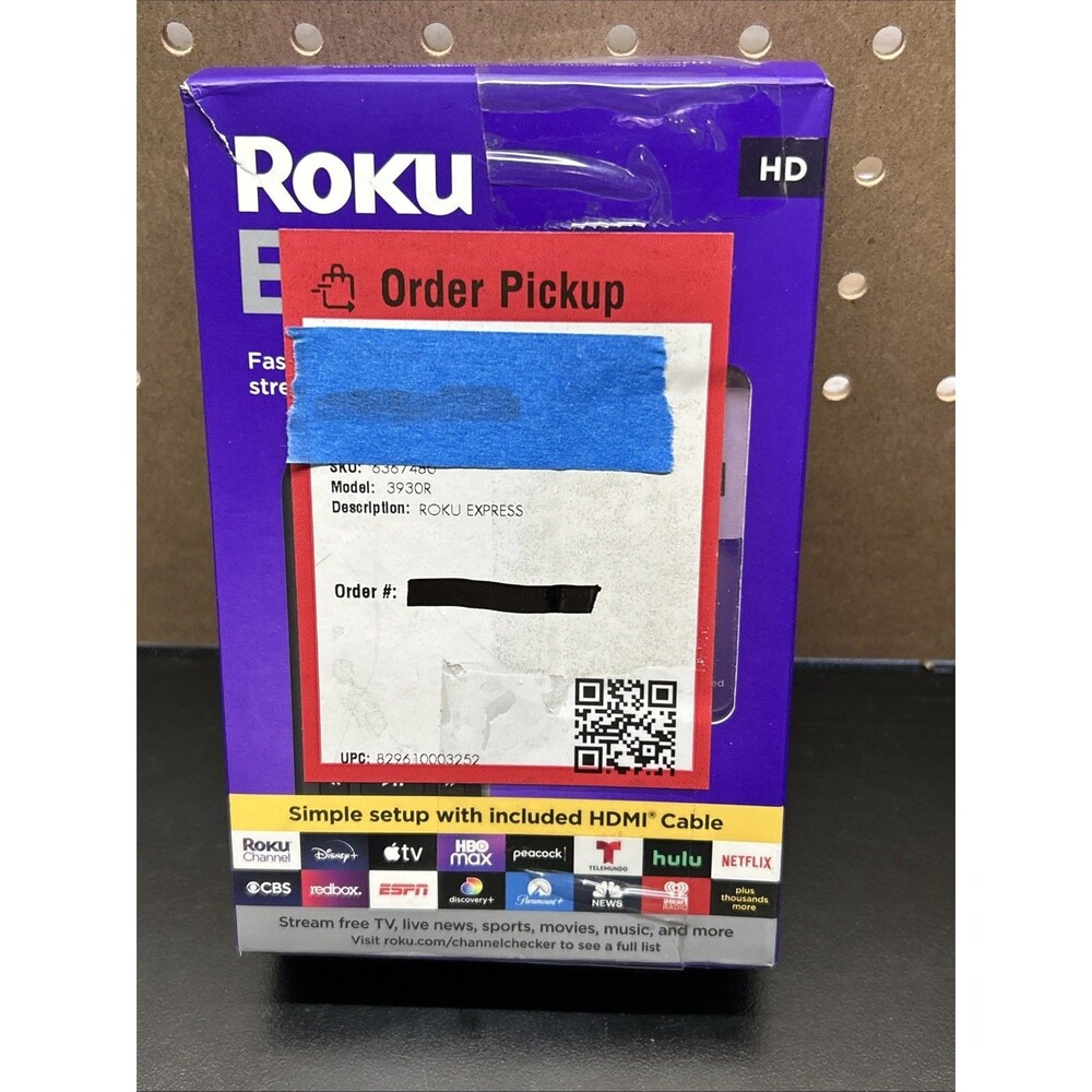 Roku Express 3930R (3930X) HD Media Streamer w/ Simple Remote - Fast Shipping
